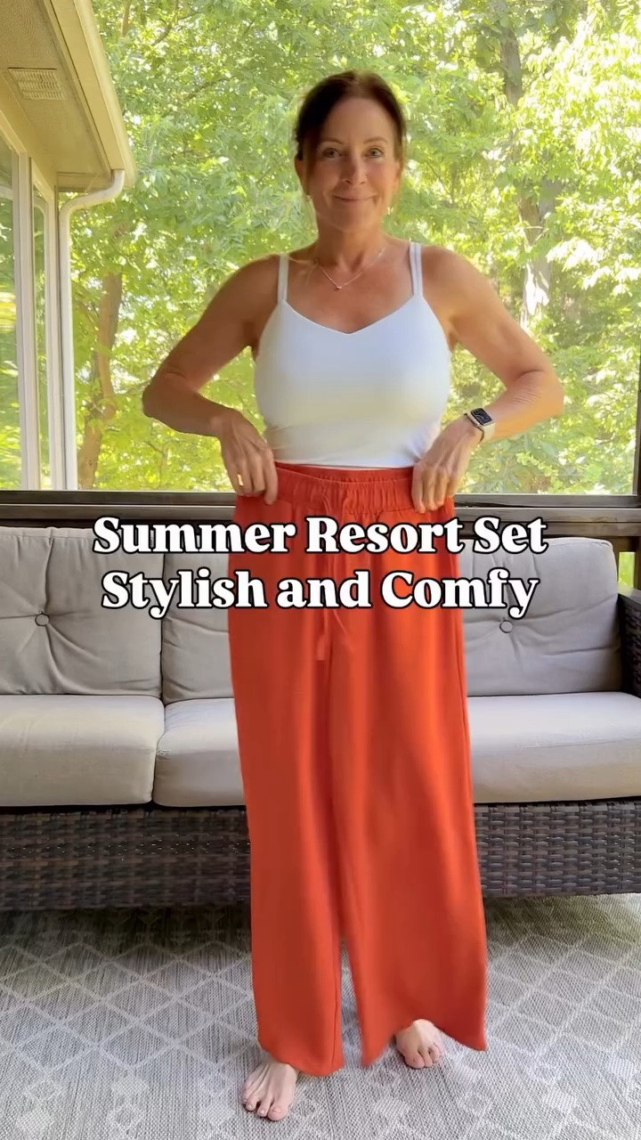 Resort Wear looks with comfort of lounge style—yes please! So many colors to match your style. 

#fashionover50 #amazonfashionfinds #fashionover50 #resortwear #loungeset