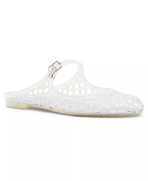Women's Safron Caged Jelly Mary-Jane Slip-On Flats | Macy's