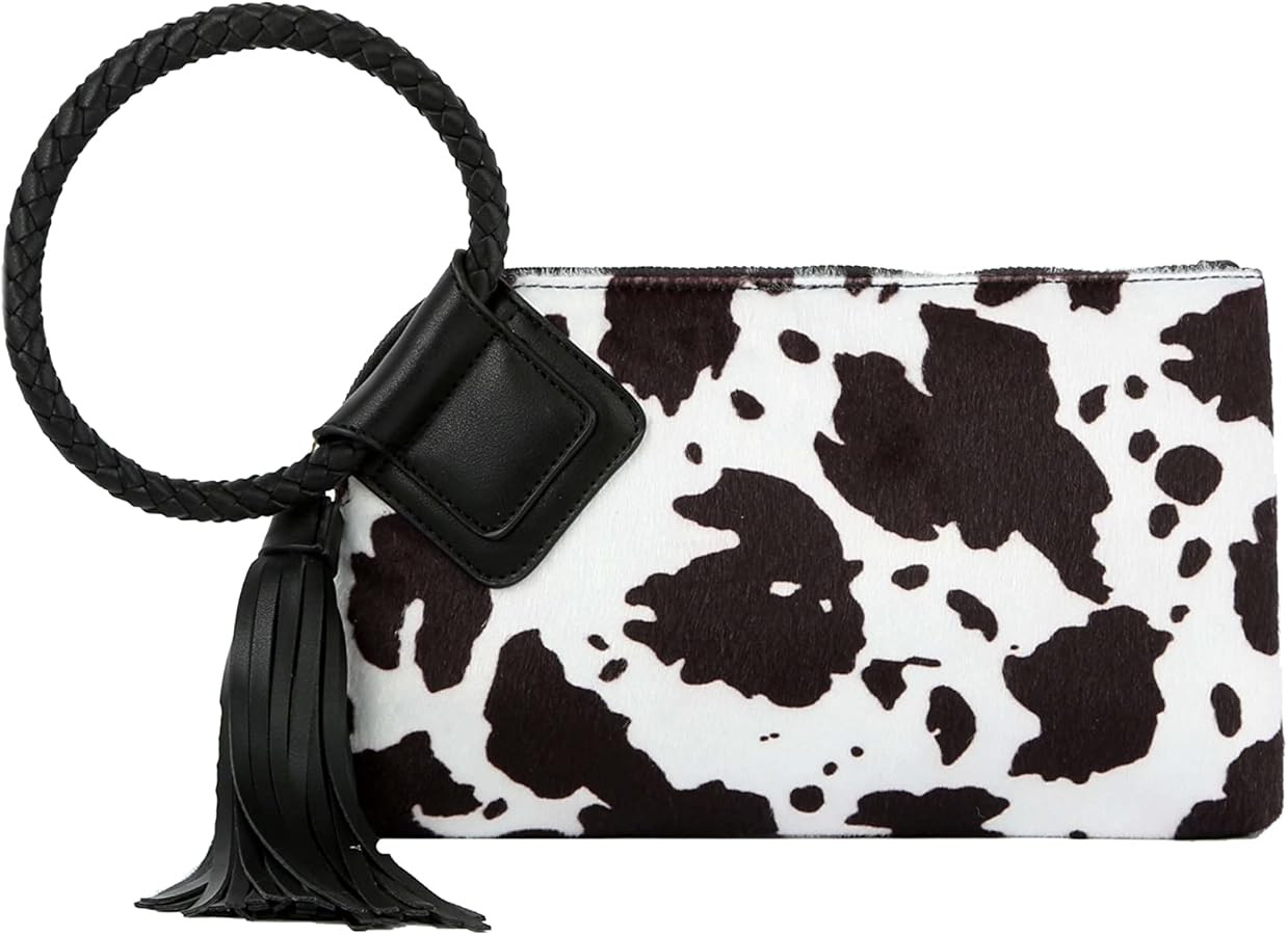 Womens Clutch Purse Wristlet Wallet Evening w/Hand Strap Casual Formal Vegan Leather - Metro Muse | Amazon (US)