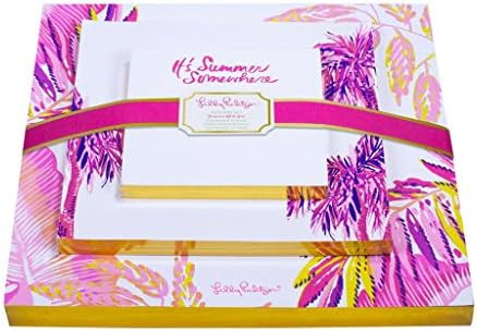 Lilly Pulitzer Notepad Set/3 (Off The Grid) | Amazon (US)