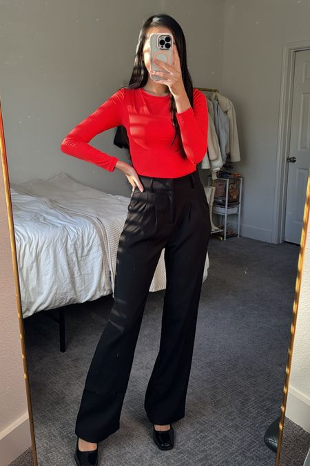 Top (small), pants (XS), holiday outfit, holiday fashion, holiday party outfit, trousers, Amazon basics, Amazon look, Amazon holiday look

#LTKfindsunder50 #LTKSeasonal #LTKHoliday