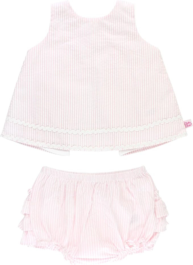 RuffleButts Baby/Toddler Girls Swing Top & Bloomer Coordinated Set | Amazon (US)