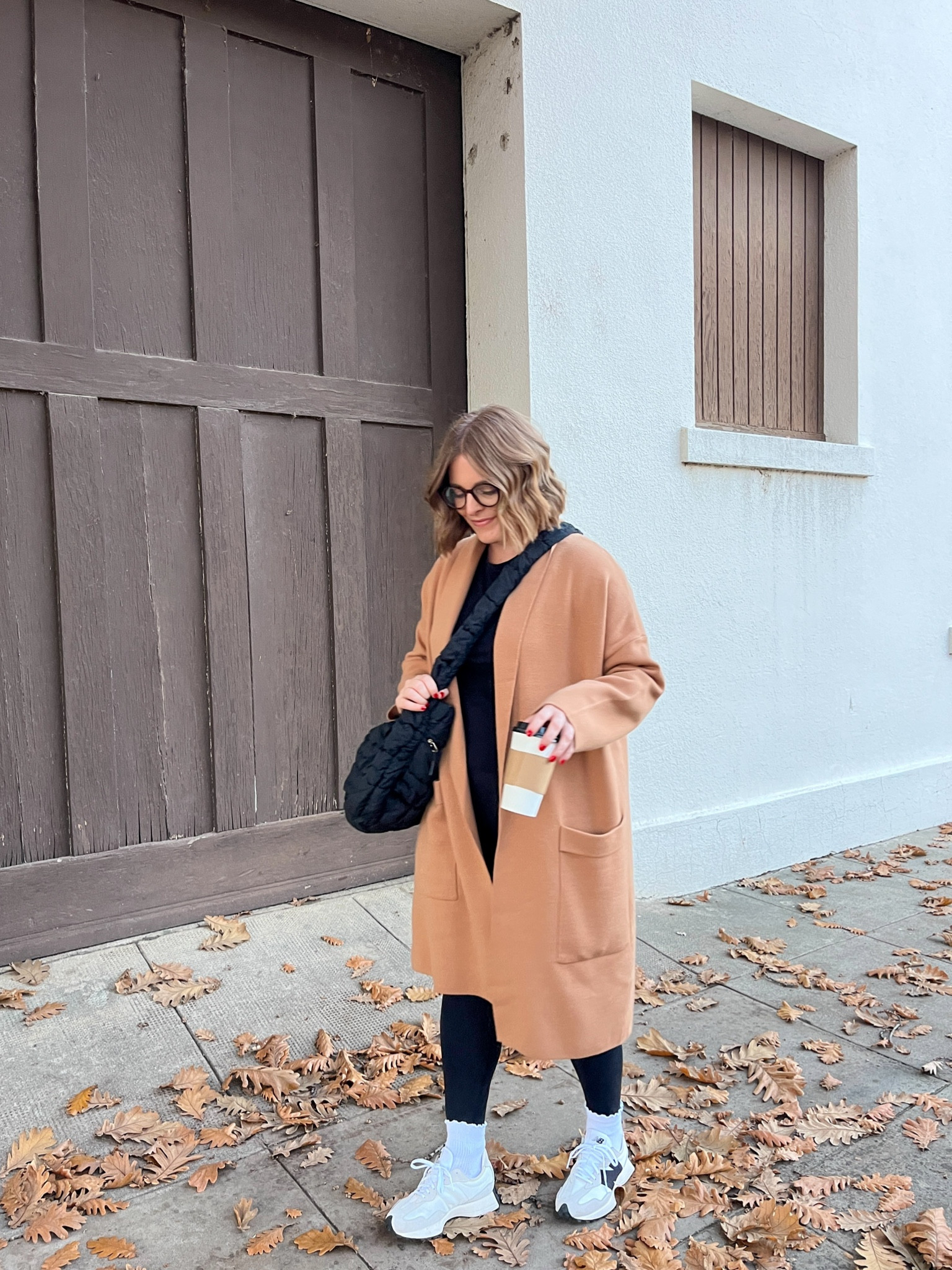 My go-to athleisure look// an oversized cardigan or coatigan always elevates a simple look

#LTKStyleTip #LTKMidsize #LTKSeasonal