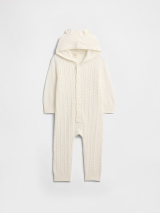 Baby CashSoft Cable-Knit One-Piece | Gap Factory