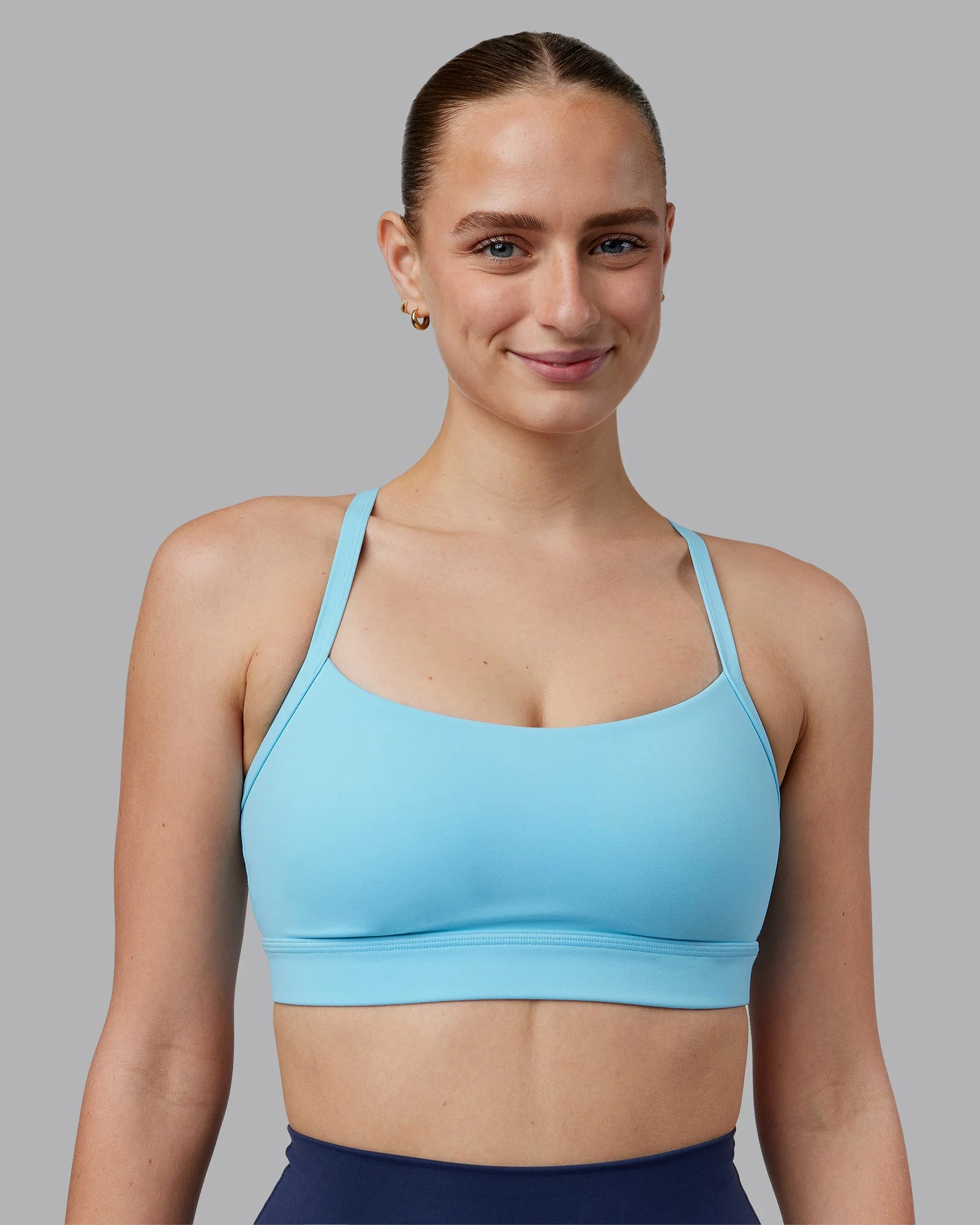 Momentum Sports Bra (D/DD/E) - Sky Blue | LSKD | LSKD