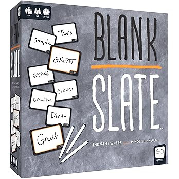 USAOPOLY BLANK SLATE, Where Great Minds Think Alike, Fun Family-Friendly Board Game, Word Associa... | Amazon (US)