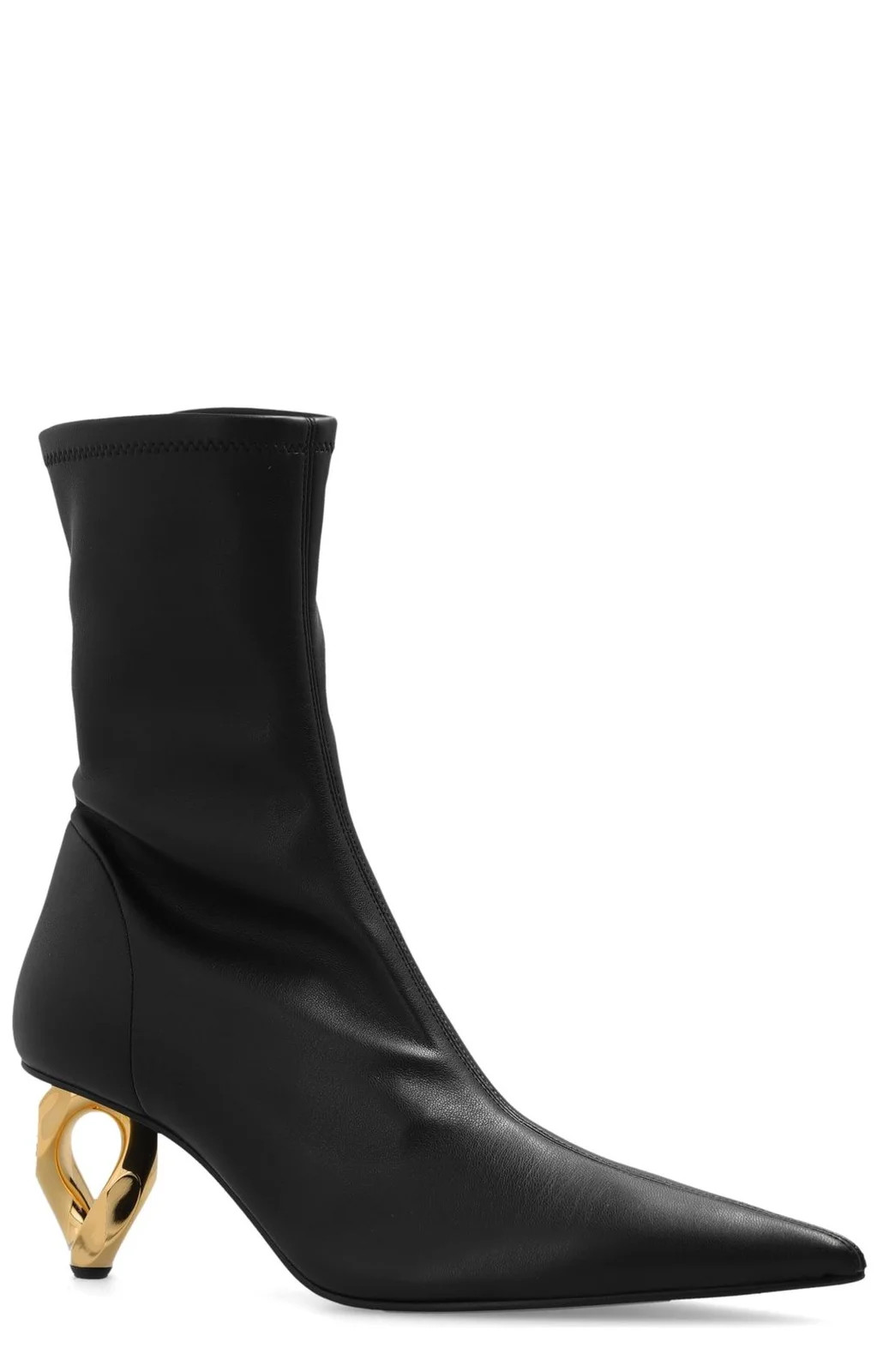 JW Anderson Pointed-Toe Heeled Ankle Boots | Cettire Global