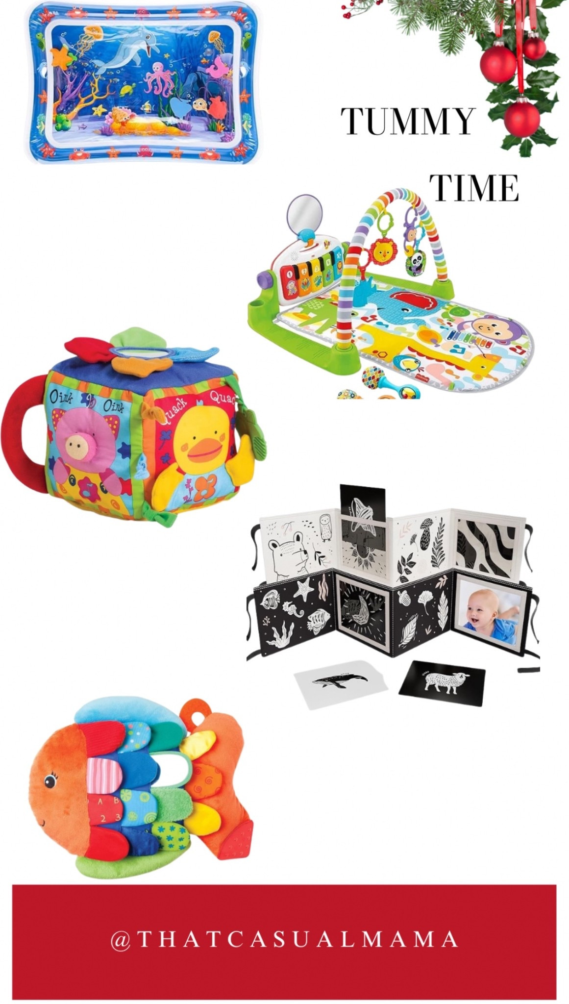 The best tummy time finds for babies! 👶✨ Sharing my top picks for tummy time mats, developmental toys, high-contrast essentials, and sensory favorites. These make amazing baby gifts for newborns, baby showers, and new moms.
#LTKGiftGuide #LTKBaby #BabyEssentials #TummyTime #BabyFavorites #NewbornMustHaves #BabyGiftIdeas #BabyToys #SensoryPlay #BabyDevelopment #TrendingBabyProducts #MomLife

#LTKGiftGuide #LTKBaby #LTKHoliday