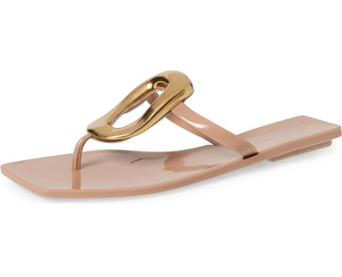 Jeffrey Campbell LINQUES-J Women Sandals - Beige Shiny Gold - Beige Shiny Gold / 8 / Medium | Amazon (US)
