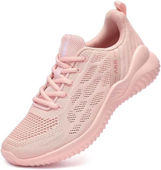 Akk Womens Sneakers Running Shoes - Walking Tennis Shoes Lightweight Breathable Memory Foam Sport... | Amazon (US)