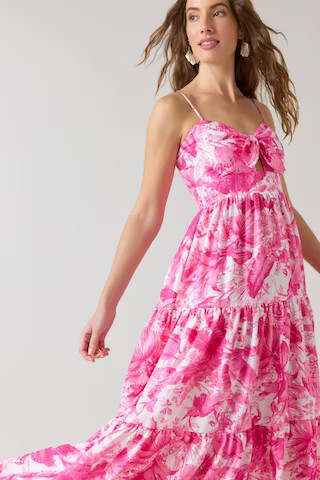 Andrea Tropical Print Maxi Dress | Francesca's