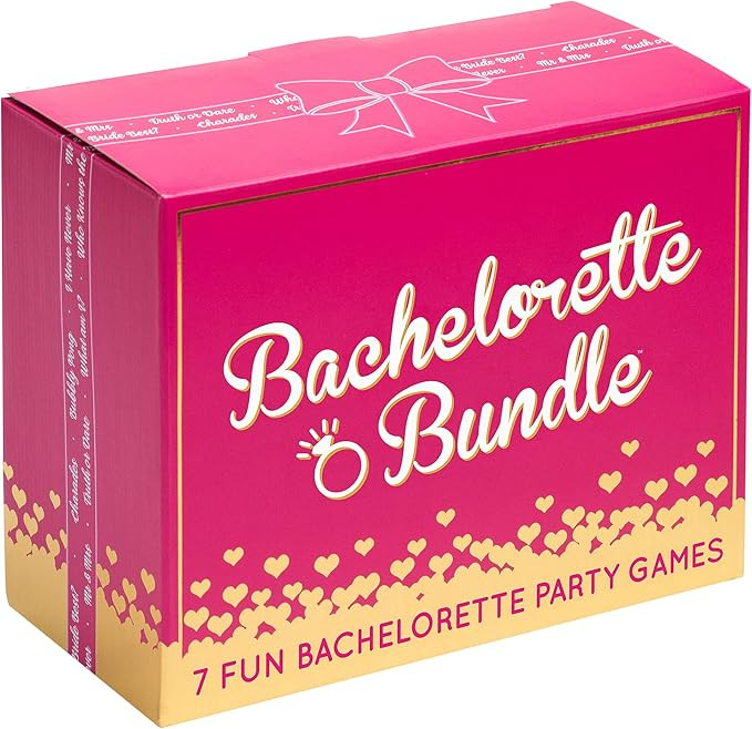Bachelorette Bundle - 7 Fun Bachelorette Party Games (Quiz The Groom, Bach Charades, I Have Never... | Amazon (US)