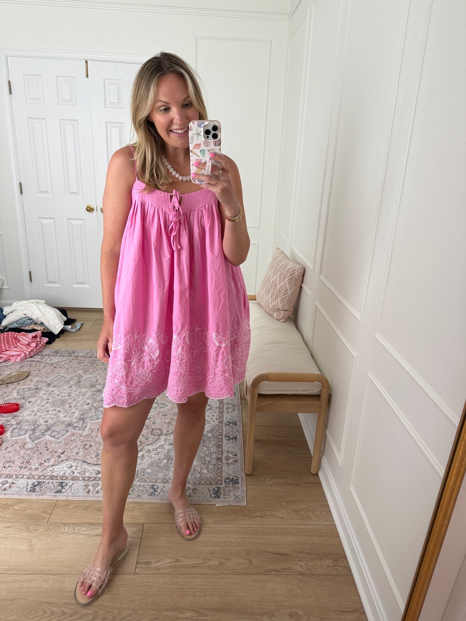 Cutest new dress from Walmart! In a medium need a small.

#LTKootd #LTKSeasonal #LTKMidsize