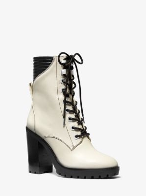 Bastian Leather Combat Boot | Michael Kors US