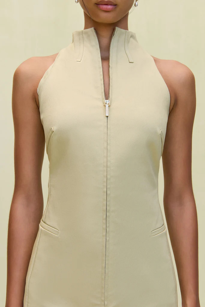 MORGEN DRESS - KHAKI | Cult Gaia - US