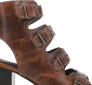 ROPER Womens Milo Gladiator Block Casual Sandals Casual High Heel 3" & Up | Amazon (US)