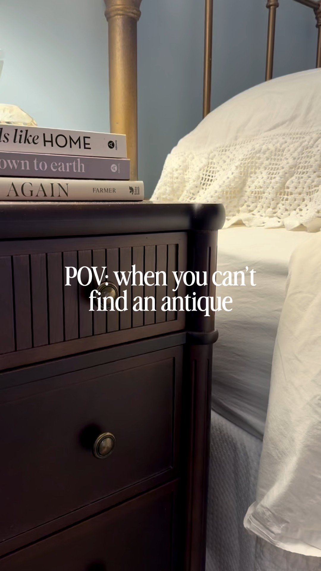 I searched for months and could not find antique or vintage dressers or nightstands for the guest room I’m working on in my basement. I love an antique when I can find one, but it wasn’t happening!

But I finally found these charming dark wood nightstands from @hulala_home. They’re solid wood construction and have some beautiful details that make them feel perfect for this sort of vintage-inspired guest room. Plus, they have some modern conveniences, like the fact that they plug into the wall, so lamps and phone chargers can plug right into them.

They’re perfect for small, efficient spaces because not only are they nightstands, they also have three drawers for great storage. Perfect for this funny little nook in our basement that I’ve turned into a sweet, charming guest room.

These are also super affordable, linked in my LTK and in my bio!

#LTKHome