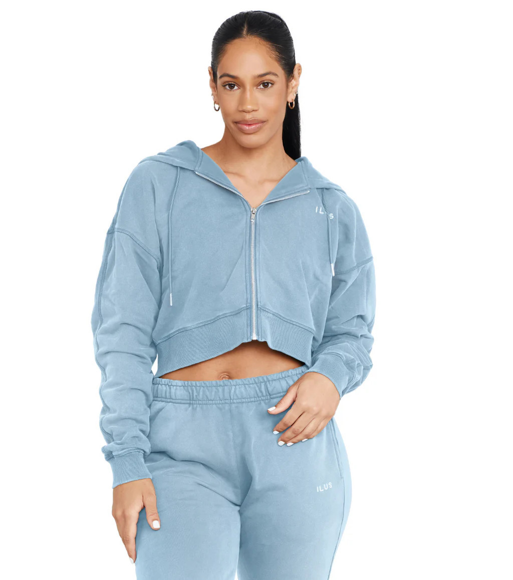 IDEAALINE ZIP-UP HOODIE | ILUS LABEL