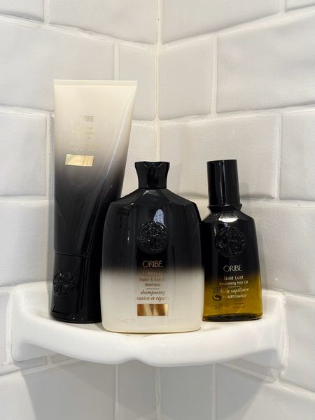 Embracing my Oribe wash day routine! ✨ Obsessed with the Gold Lust Nourishing Hair Oil, Repair & Restore Shampoo, and Conditioner. These gems make my hair look and feel so healthy and youthful. #OribeLove #HairCareRoutine

#LTKbeauty #LTKGiftGuide #LTKhome