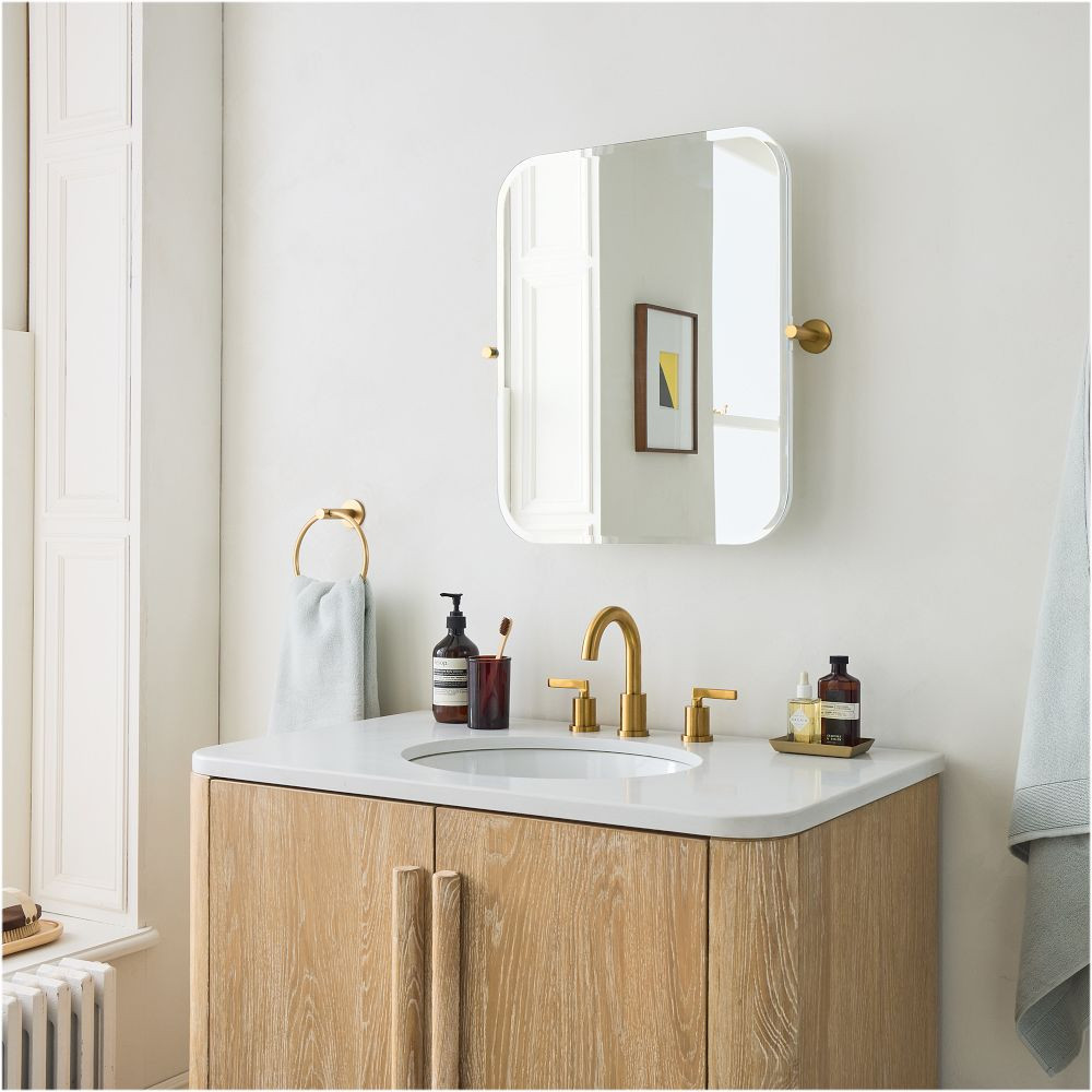 Frameless Pivot Wall Mirror - Rectangle | West Elm (US)