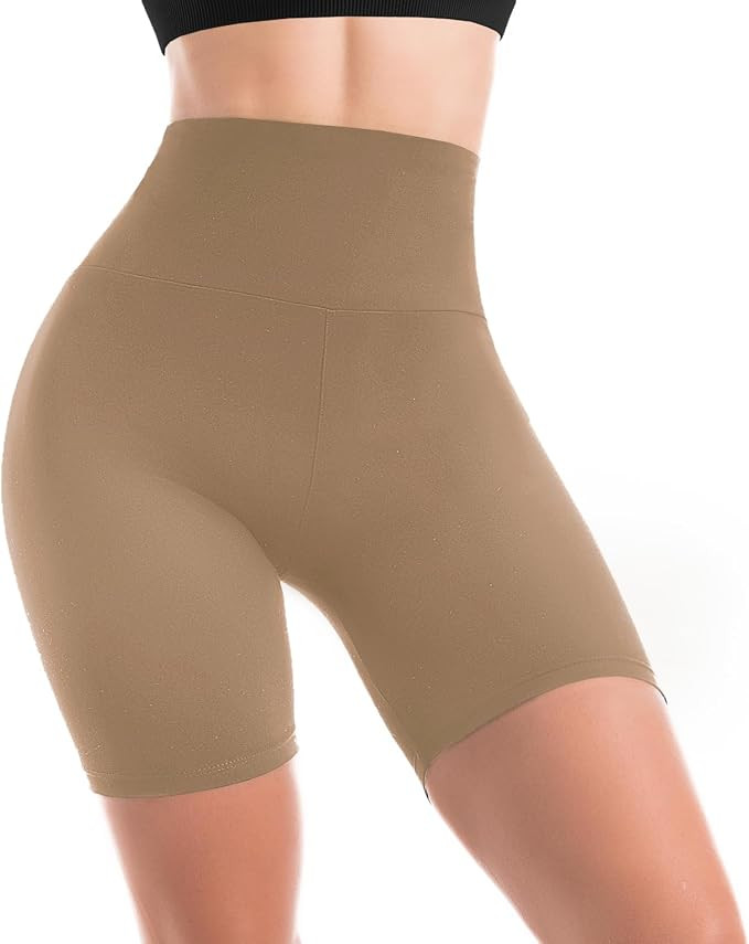 SINOPHANT High Waisted Women Biker Shorts - 6” Buttery Soft Elastic Tummy Control Shorts for Gy... | Amazon (US)