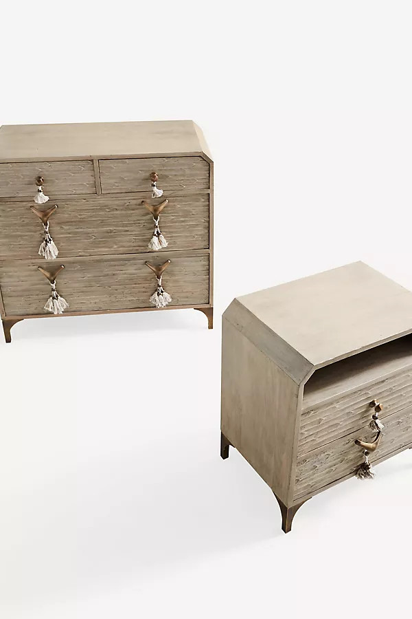 Zagora Tasseled Nightstand | Anthropologie (US)