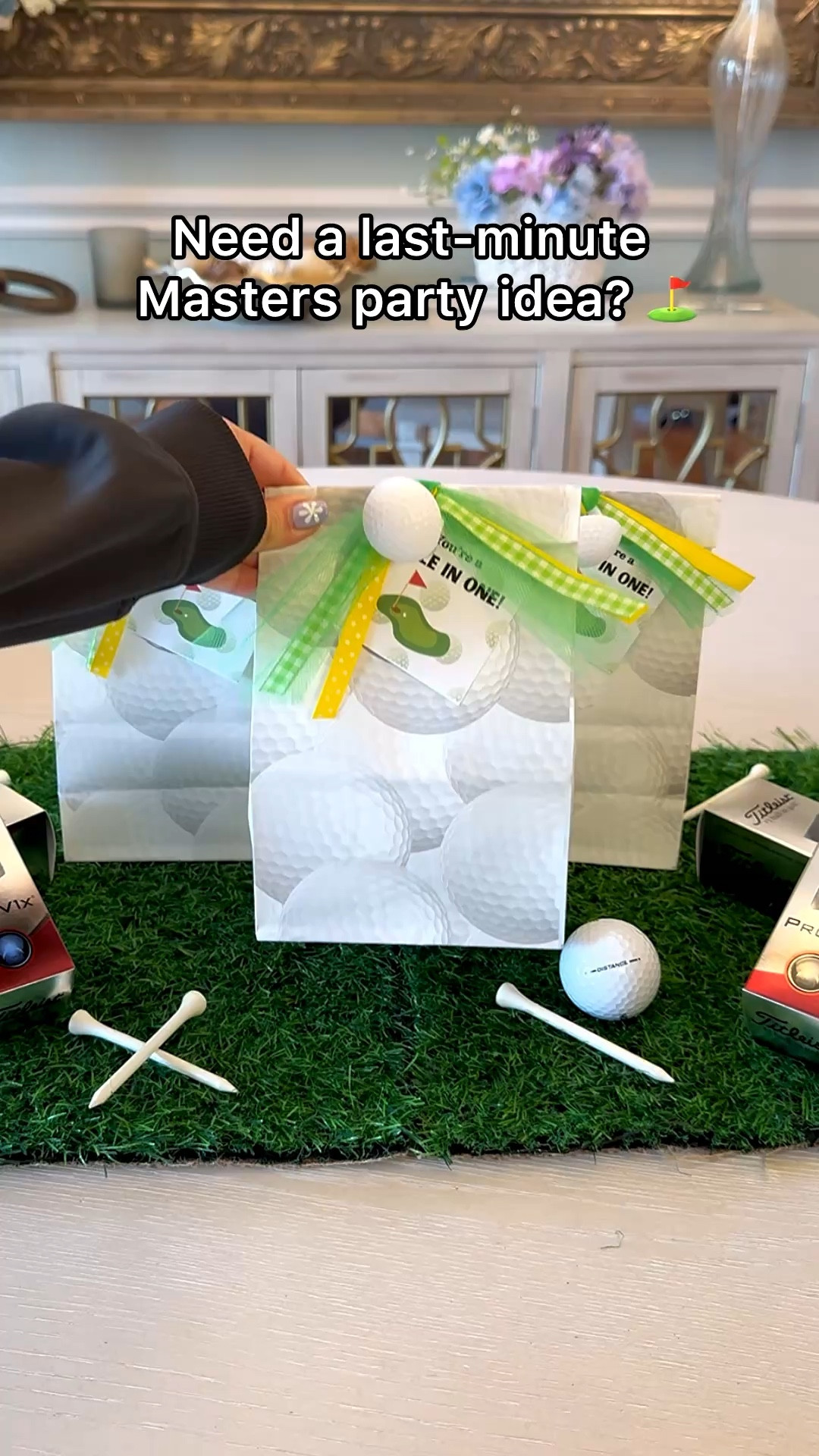 If you’re hosting a Masters watch party, golf birthday, or even a fun family tournament… these are the easiest pizzazzy party favors 🙌

They come in a set with stickers (so you don’t have to overthink it 👏), and I added a custom tag + bow to make them feel extra special.

Perfect for kids AND adults… because let’s be honest, everyone loves a cute little favor moment 💚
#golfparty
#mastersparty
#partyfavors
#golfbirthday
#diygifts

#LTKSeasonal #LTKmomlife #LTKKids