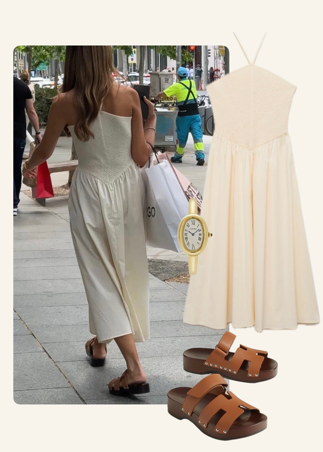 Perfect cream dress from Madrid 🍦

#LTKeurope #LTKespana #LTKsummer