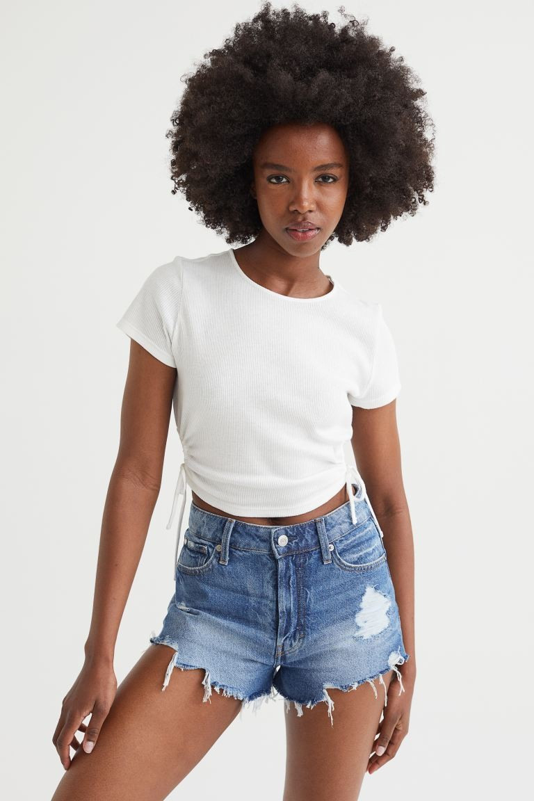 High Waist Denim Shorts | H&M (US + CA)