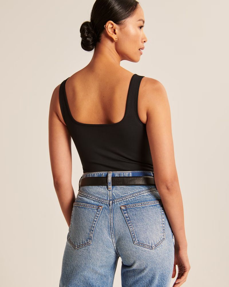 Women's Ponte Corset Sweetheart Bodysuit | Women's Tops | Abercrombie.com | Abercrombie & Fitch (US)