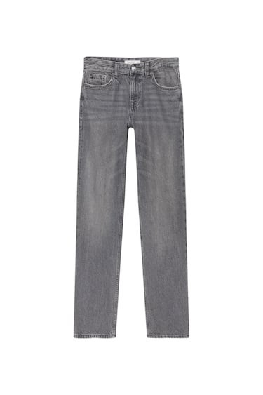 MID-WAIST STRAIGHT-LEG JEANS | PULL and BEAR UK