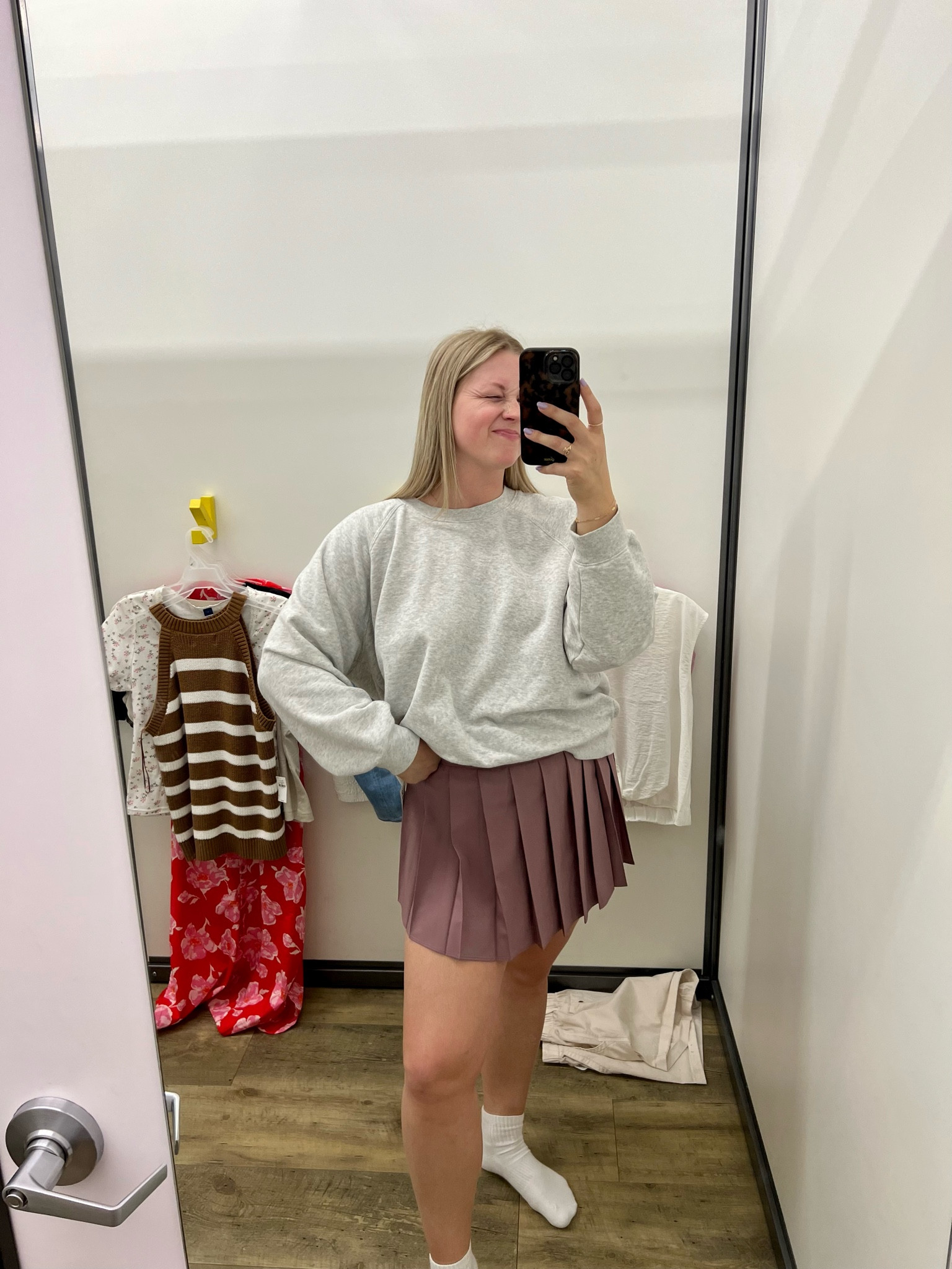 These are my favorite sweatshirts (I have so many colors)! This skirt is to die for😍

#LTKunder100 #LTKstyletip #LTKfit