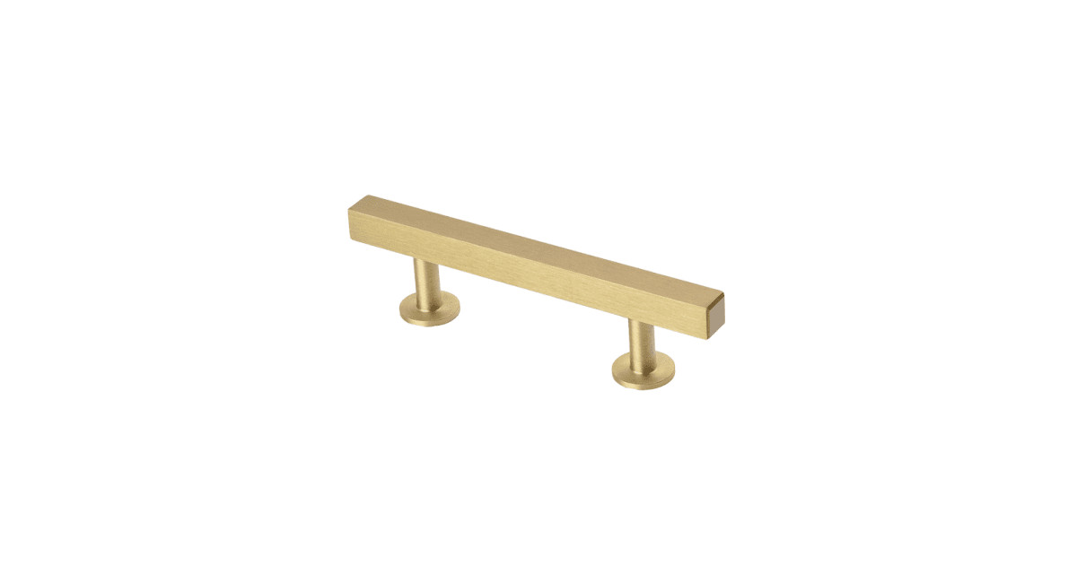 Square Bar 3 Inch Center to Center 5 Inch Bar Cabinet Pull | Build.com, Inc.