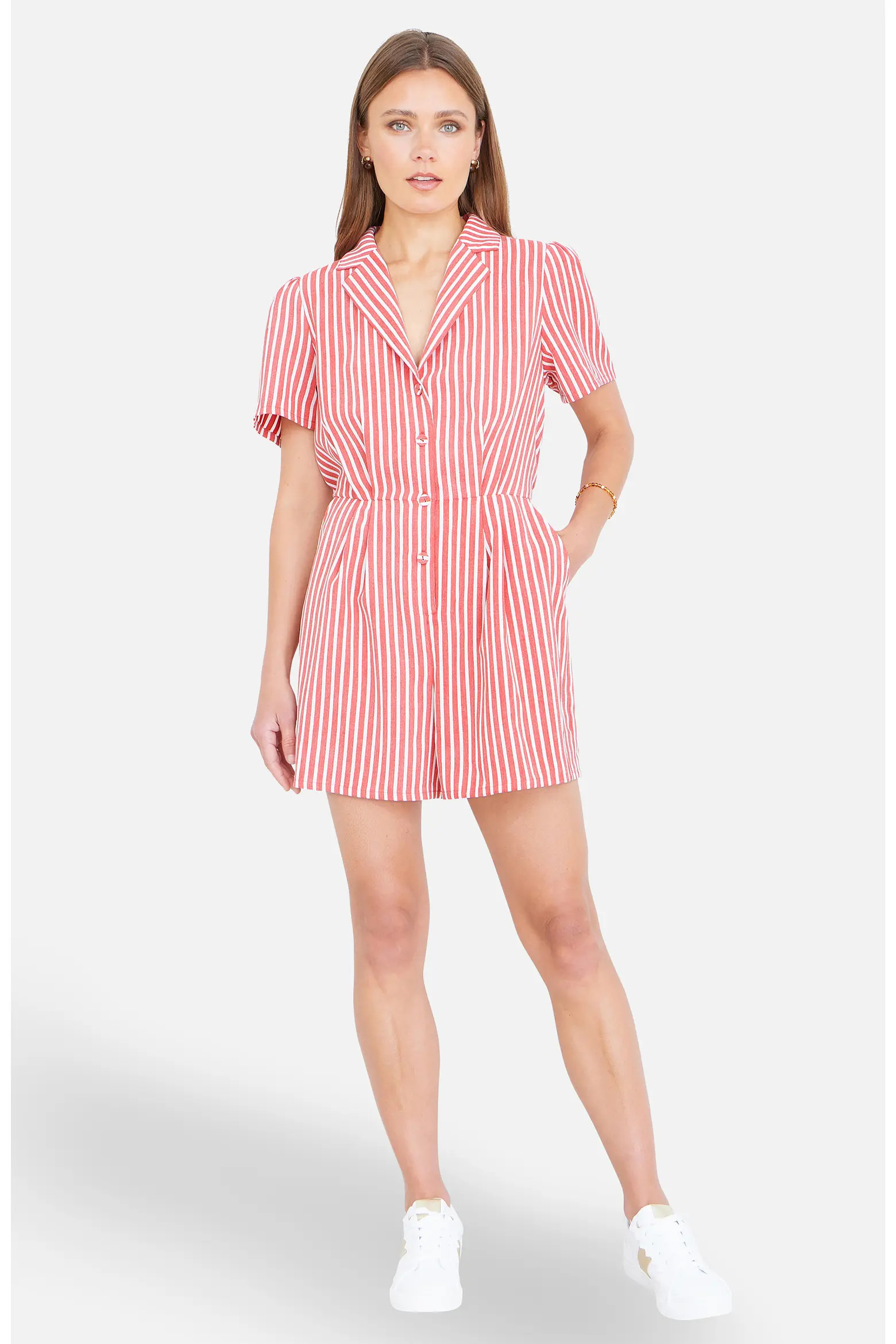 Stripe Retro Playsuit (Women) | Nordstrom | Nordstrom