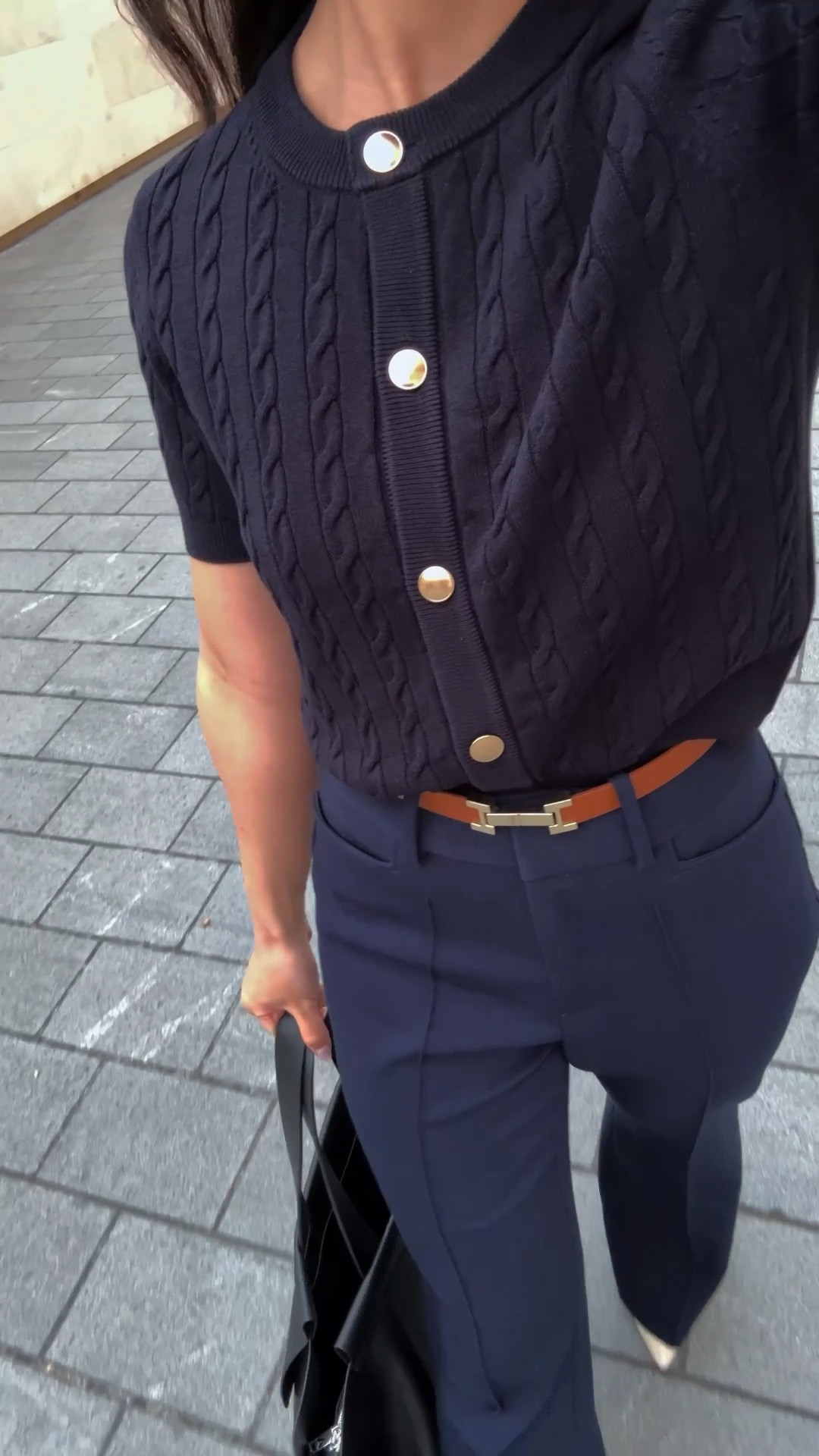 Navy office ootd 

Top • XXS
Belt • XS
Trousers • UK 4 petite

#LTKeurope #LTKworkwear #LTKuk
