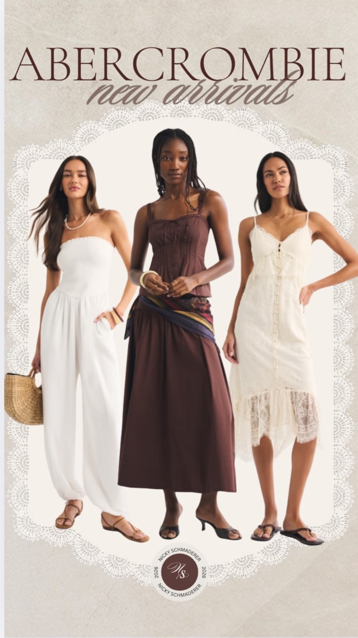 @abercrombie new arrivals // summer linen and travel looks 

Jumpsuit
Lace dress

#LTKootd #LTKTravel #LTKSeasonal