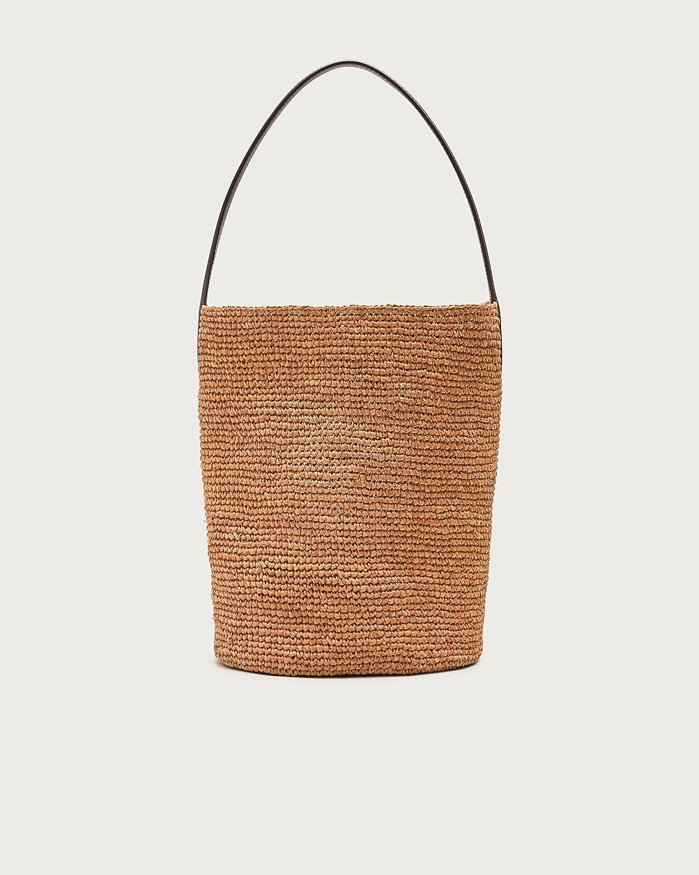 Berkeley handknotted bucket bag in raffia | J. Crew US
