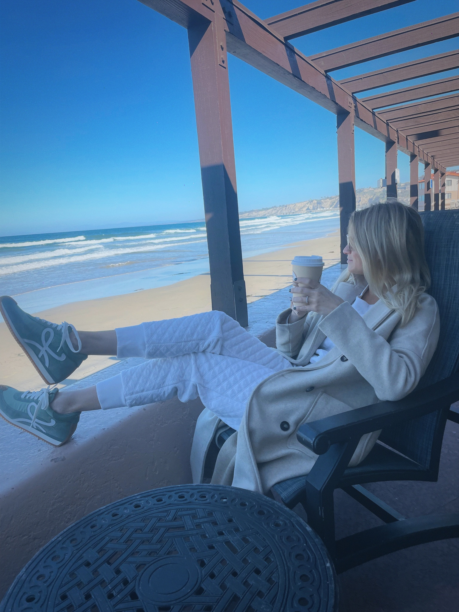 Sadly this set is sold out but I found almost an identical version on Amazon! Obsessed with pairing a sweat set with sneakers and a long coat. 

#LTKshoecrush #LTKstyletip #LTKtravel