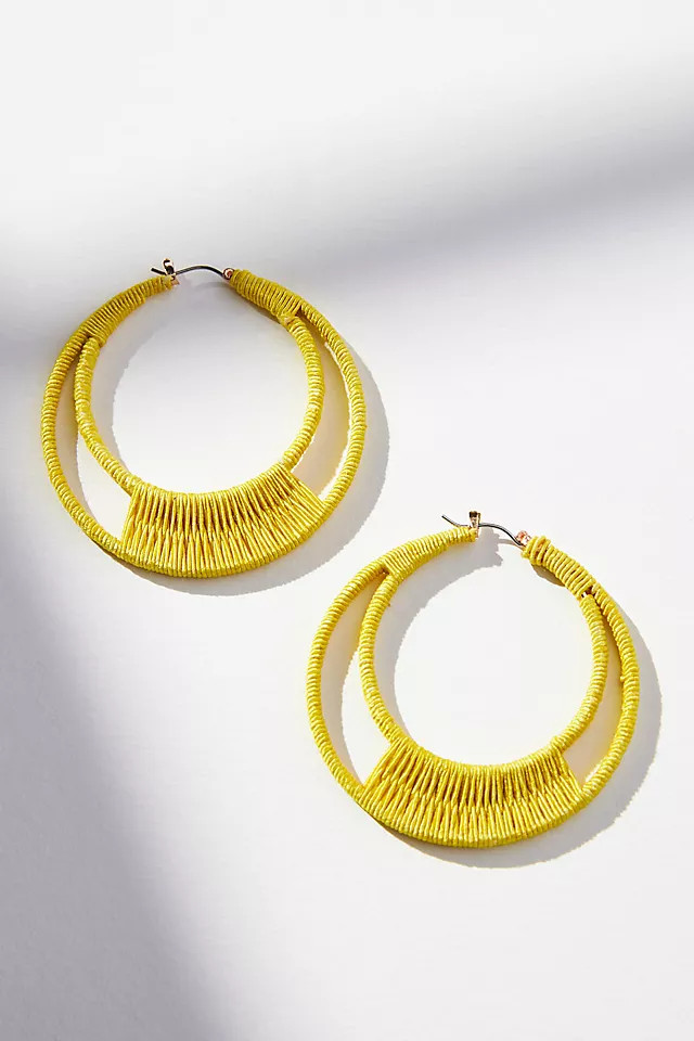 Colorful Wicker Hoop | Anthropologie (US)