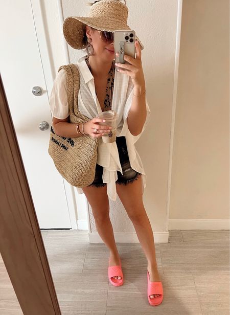 Beach day outfit! 

My cupshe new arrivals! use codes: Lauren15 15% off on $70+ Lauren20 20% off on $109+

Poolside look. Casual vacation  Beach outfits. Vacation style. Visor. Swimsuit. One piece. Swimwear. Coverup. Jumpsuit. Vacation looks. Vacation outfits. Beach style. Travel. Swim  

#LTKswim #LTKtravel #LTKunder50