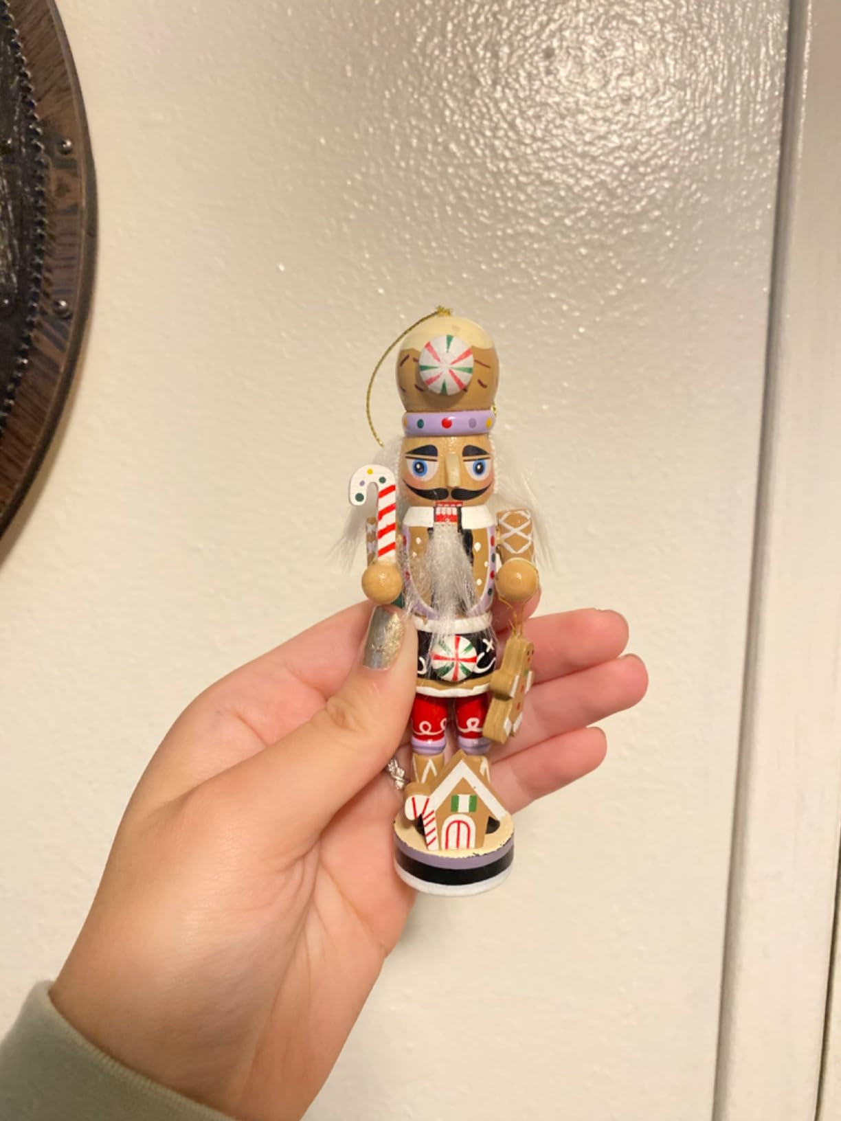 Kurt S. Adler Gingerbread Man Nutcracker Ornament 5 inch Wooden Christmas Decoration | Amazon (US)