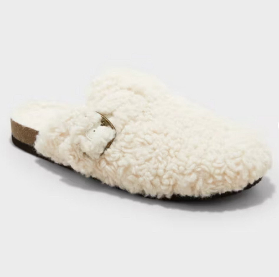 Fuzzy shearling Birkenstock style clogs matching women and kids style.

#LTKGiftGuide #LTKHoliday #LTKShoeCrush