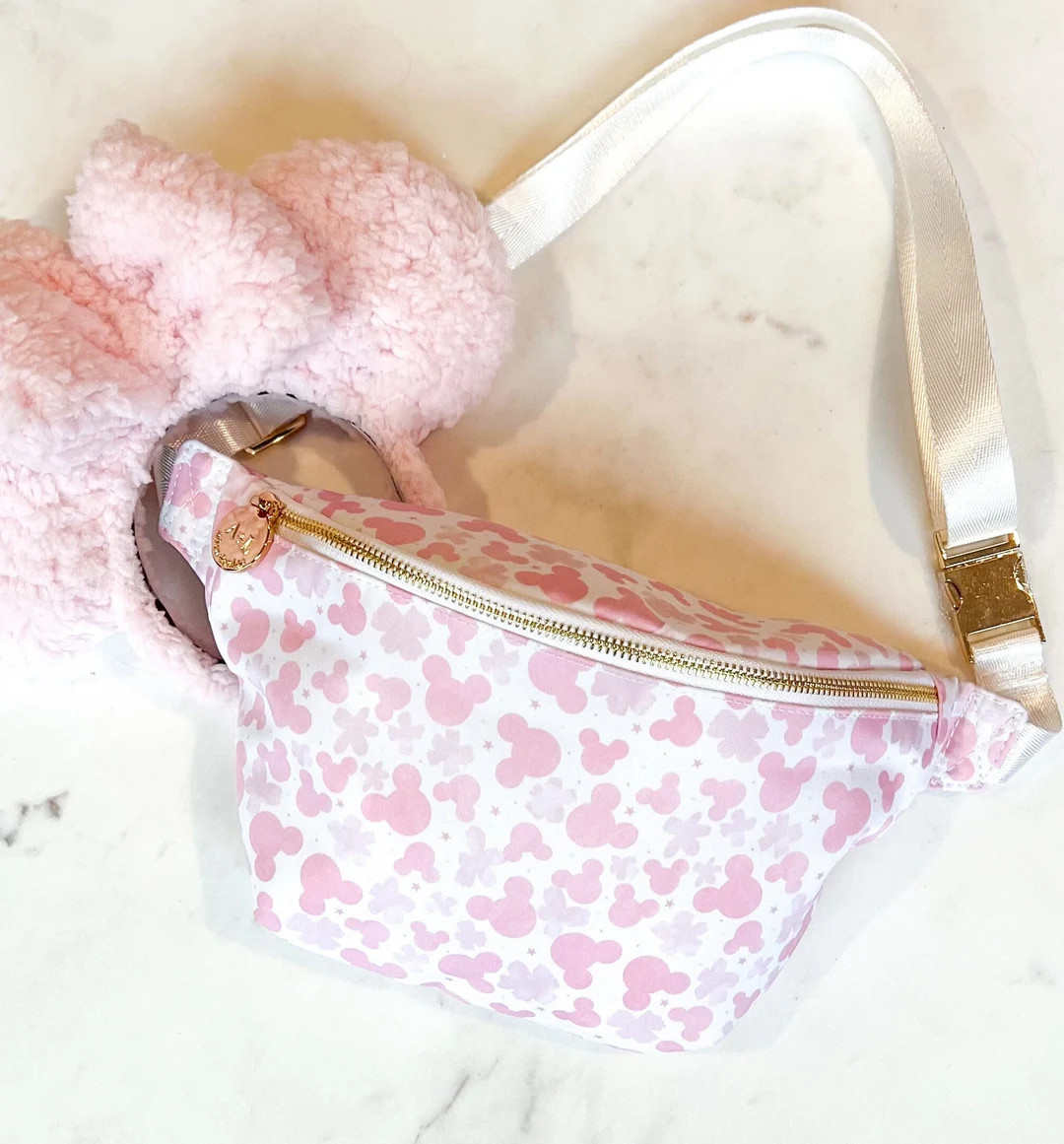 Blooming Mouse Large Belt Bag - Etsy | Etsy (US)