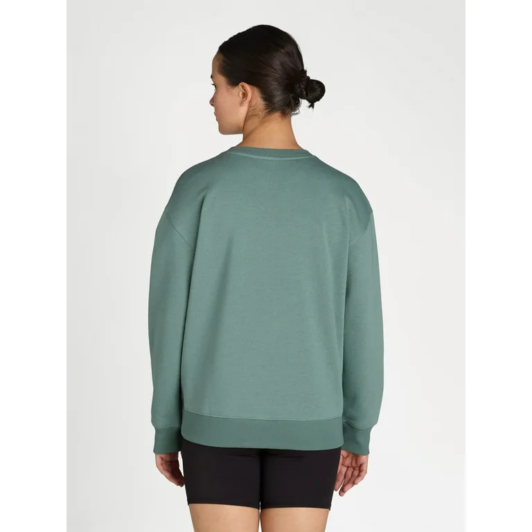 Athletic Works Women's Fleece Crewneck Sweatshirt, Sizes XS-XXXL | Walmart (US)
