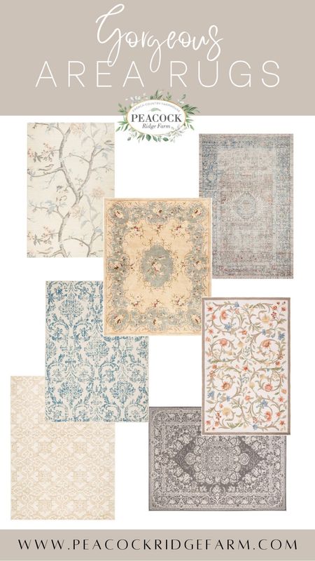 Discover 7 affordable and beautiful area rugs that can instantly upgrade your home. Perfect for French-Country, rustic, farmhouse. 

#LTKhome #LTKunder100 #LTKFind