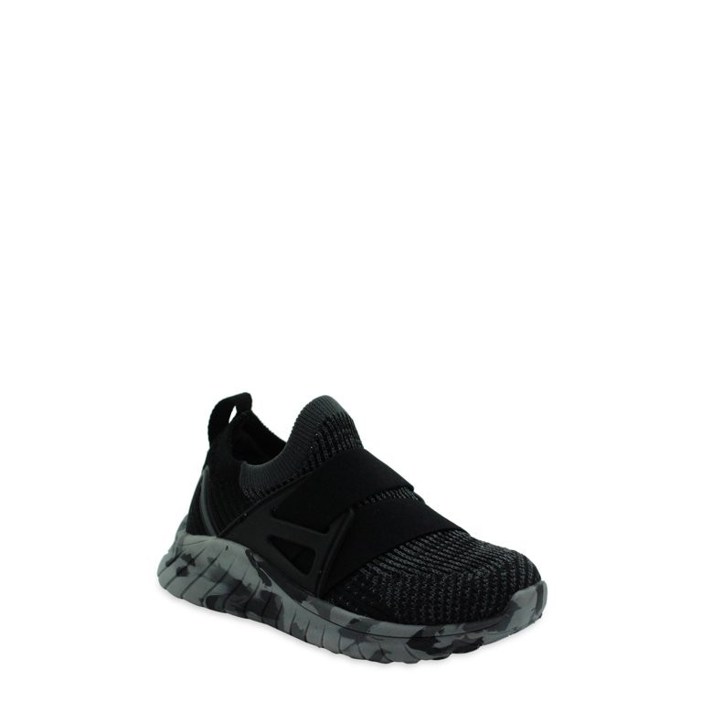 Athletic Works Toddler Boys Knit Cage Athletic Sneakers, Sizes 7-12 | Walmart (US)