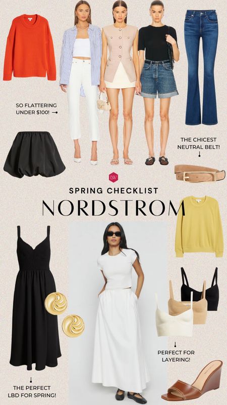 Spring checklist! A roundup of spring essentials you could easily style into summer! 💛 @nordstrom #nordstrompartner 

#LTKstyletip #LTKfindsunder100 #LTKSeasonal