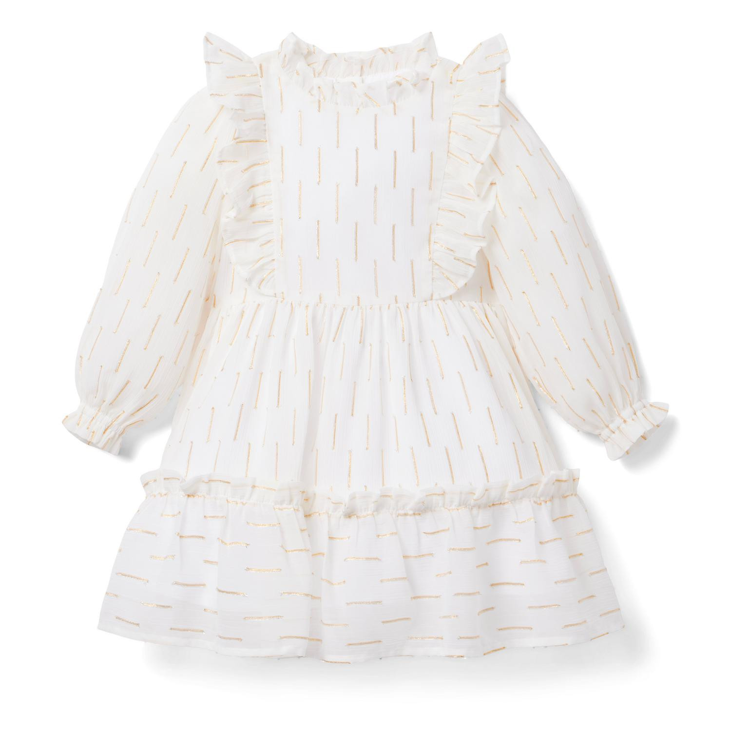 Metallic Clip Stripe Dress | Janie and Jack