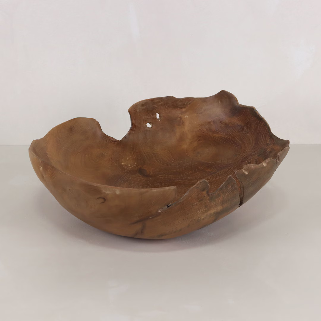 Teak Root Bowl Decorative Bowl, Fruit Bowl, Salad Bowl, Unique Serving Bowl | Etsy (US)