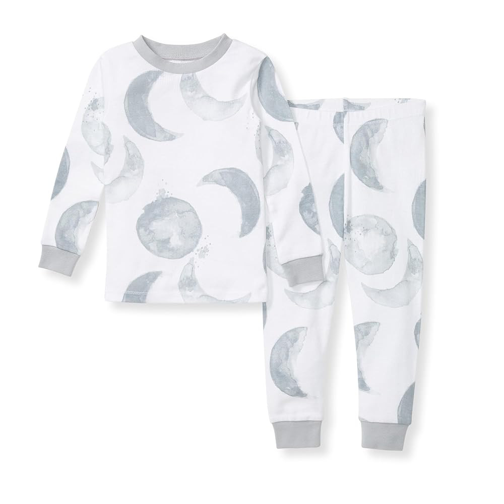 Burt's Bees Baby Boys' 2-Piece Long Sleeve Tee and Pants Organic Cotton Pajama Set | Amazon (US)
